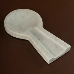 Natural White Marble Spoon Rest