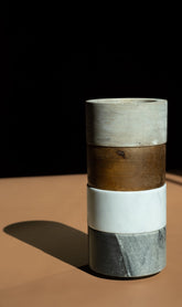 Marble & Wood Mini Bowl Set