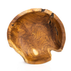 Jumbo Live Edge Teak Root Wood Serving Bowl