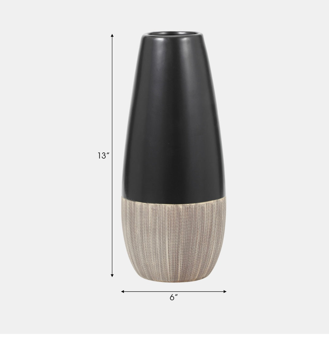 Ceramic Two-Tone Vase