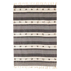 Tea Towel - Black/Natural