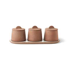 Ceramic Spice Jar- Set of 3